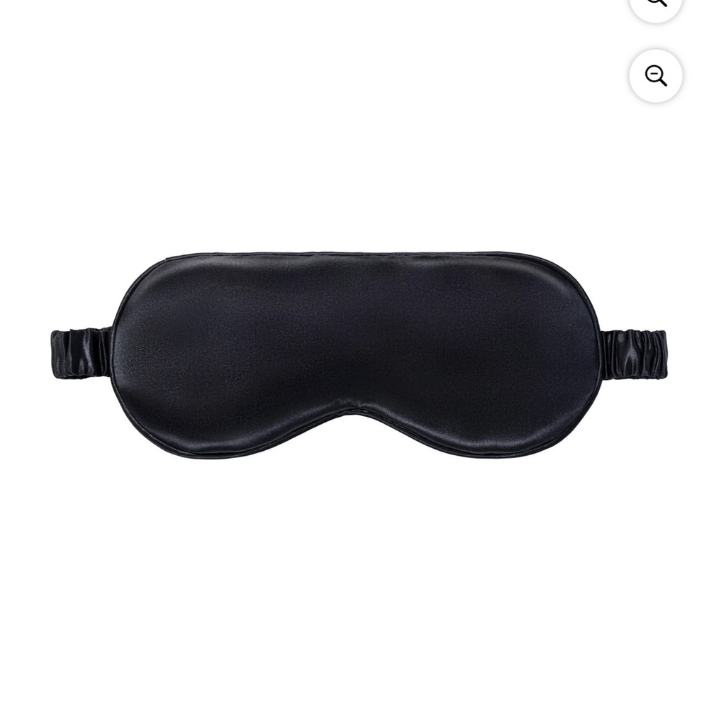 Slip Pure Silk Soft Sleep Eye Mask with Elastic Band, Black - Picture 3 of 9